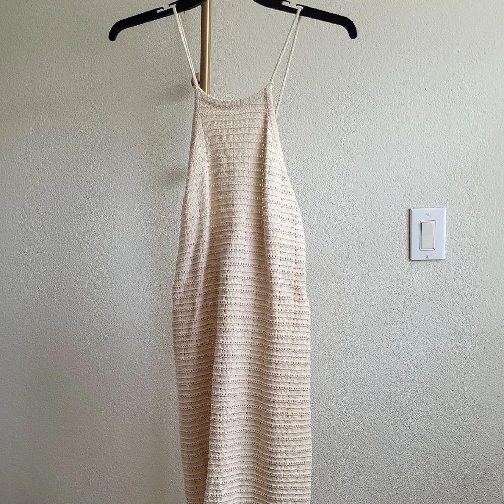 Free People Mallorca Fauxchet Sweater Midi Dress SZ S - Picture 5 of 12